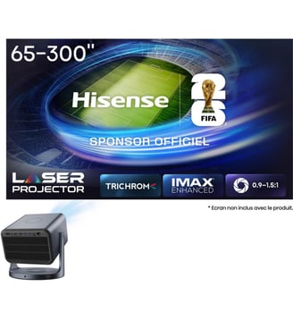 Vidéoprojecteur home cinéma Laser TV Trichroma C2 PRO - Hisense - Gris