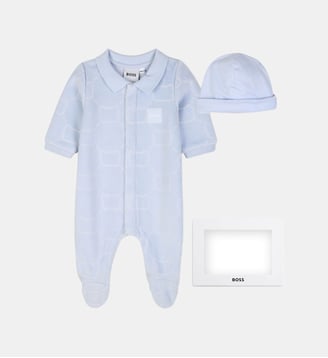 Ensemble pyjama et bonnet - BOSS Kidswear - Ciel