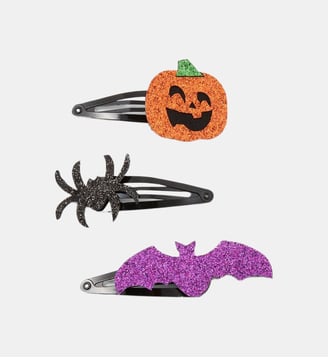 Set de 3 barrettes à cheveux Halloween - Balaboosté - Orange