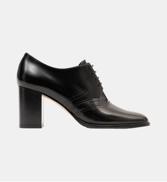 Flint - Derbies En Cuir Brossé Noir Parallèle