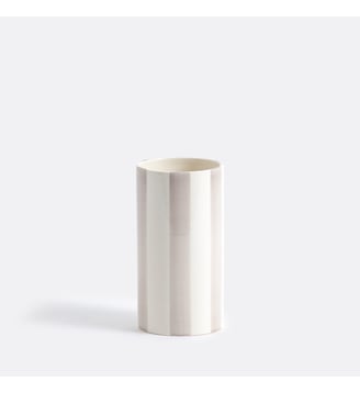 Vase en céramique à rayures, H18 cm La Redoute Interieurs