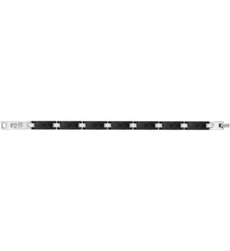 Bracelet souple Gianni en Acier 316L - Phebus - Noir