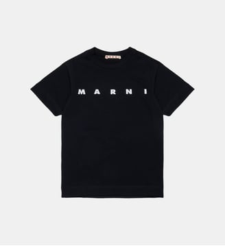 T-shirt en jersey avec logo Marni