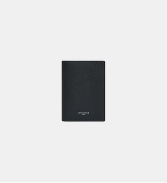 Porte passeport en cuir grainé - Le Tanneur - Noir