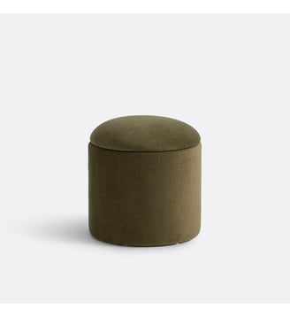 Pouf avec coffre, velours La Redoute Interieurs