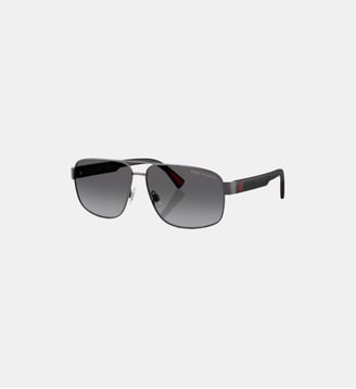 Lunettes de soleil Pilote PH3165 - Polo Ralph Lauren - Gunmetal foncé semi brillant