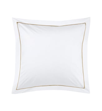 Taie à volant en percale de coton - Ralph Lauren Home - Chamois