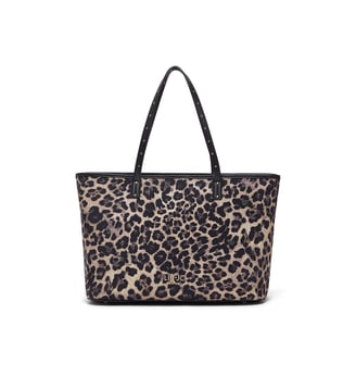 Sac tote format moyen animalier - Liu Jo - Noir animalier