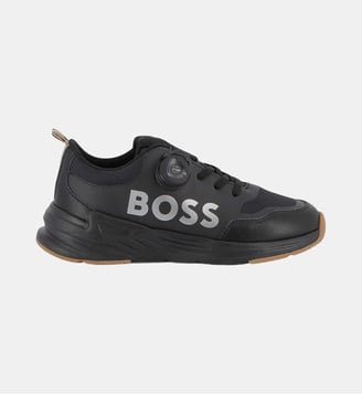 Baskets avec lacets élastiqués - BOSS Kidswear - Black