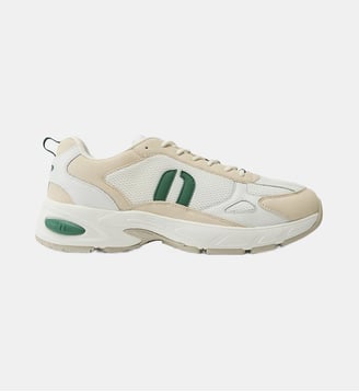 Baskets basses Max - Odaje - Blanc et vert