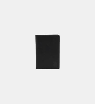 Portefeuille vertical en cuir Brooklin - Serge Blanco - Noir