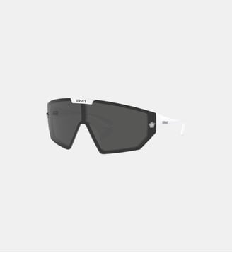 Lunettes de soleil Irrégulier VE4461 - Versace - Blanc