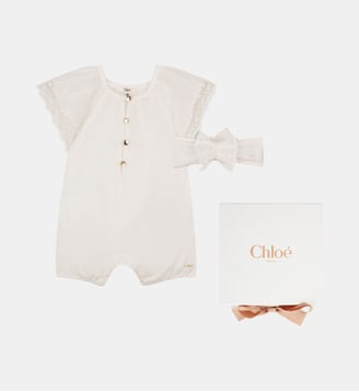 Cominaison et bandeau - Chloe Kids - Off white
