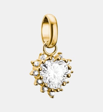 Charm cœur avec zirconia blanc en forme de cœur - Thomas Sabo - Or