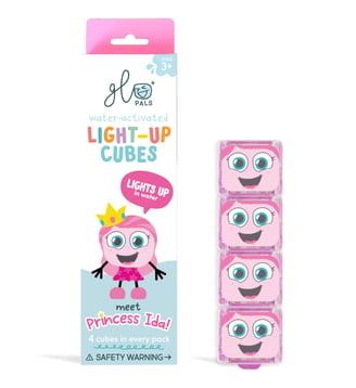 4 cubes lumineux Glo Pals