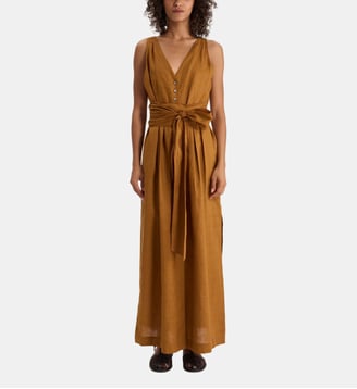 Robe Ambre - Ines de la Fressange Paris - Marron