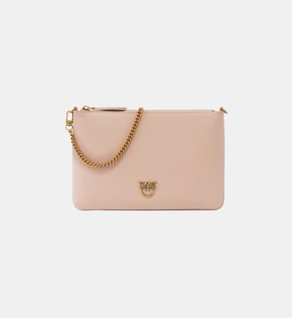 Sac moyen à épaule flat love bag simply - Pinko - Vert