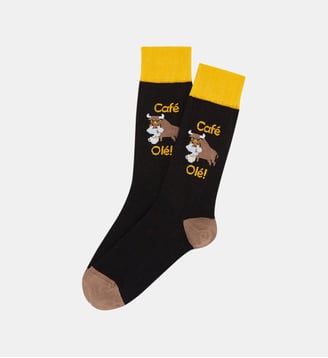 Chaussettes en coton - Olé - Arthur - Noir