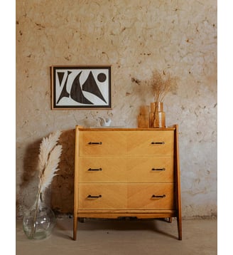 Commode scandinave en bois Olga N°433- Produit chiné - Debongout - Bois clair