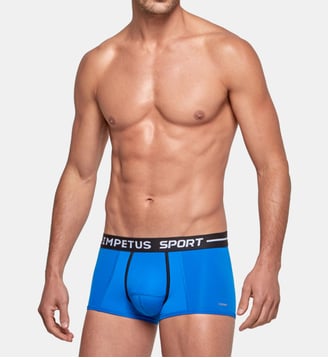 Boxer microfibre sport airflow ergonomique -Bleu-XXL - Impetus - Bleu