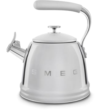 Bouilloire sifflante 2.3L Silver - Smeg - Argent