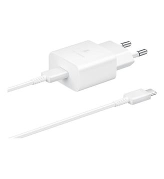 Chargeur USB-C 15W + cable blanc - Samsung - Standard