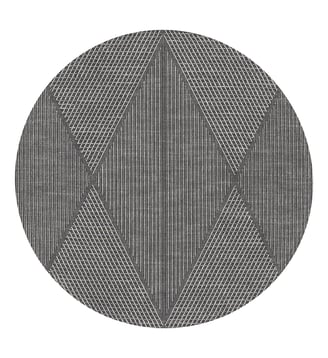 Set de table Re Ø38 Club Losanges - Le Jacquard Francais - Gris clair