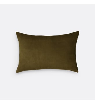 Housse de coussin en velours rectangulaire La Redoute Interieurs