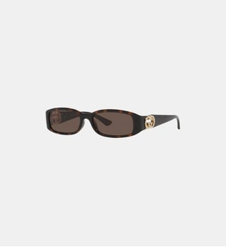 Lunettes de soleil Rectangulaire GG1661S - Gucci - Écaille