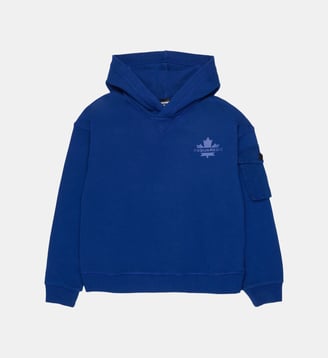 Sweat-shirt avec Maple Leaf - Dsquared2 - Mazarine bleu