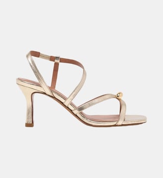 Sandales multibrides métalisées - Maje - Doré clair