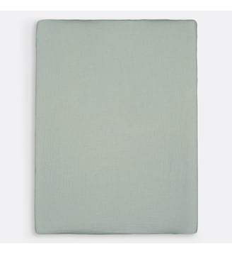 Lot de 2 housses de matelas à langer - La Redoute Interieurs - Vert de gris