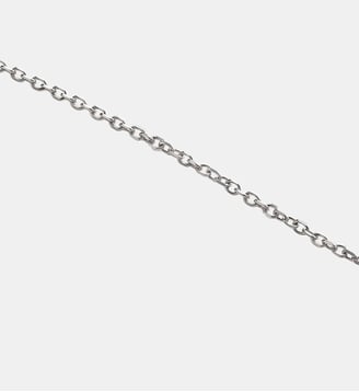 Pendentif en or blanc 9 carats avec saphir et diamant - Aristocrazy - Argenté