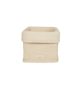 Panier Wabi-Sabi en coton lavé - Nobodinoz - Gingembre