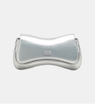 Play-Sac à bandoulière à effet métallisé - Diesel - Gris argente