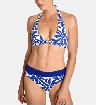 Bas de maillot taille haute Adeles - Livia - Bleu