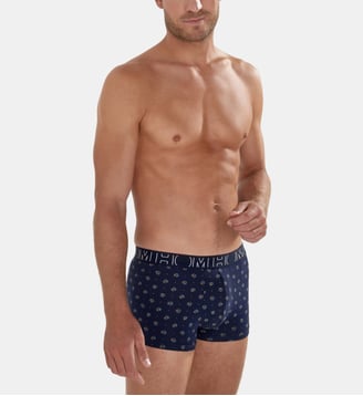 Lot de 2 Boxer Shorty Davide - Hom - Bleu marine