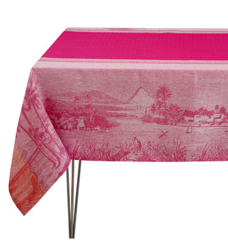 Nappe Orchidee Croisière sur le Nil - Le Jacquard Francais - Orchidée