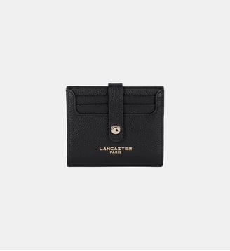 Porte-cartes Milano Ana en cuir - Lancaster - Noir