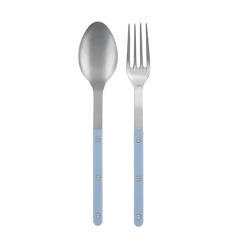 Couverts de service, Bistrot Vintage - Sabre - Bleu pastel