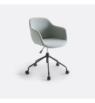 Fauteuil de bureau rotatif à roulettes - La Redoute Interieurs - Vert