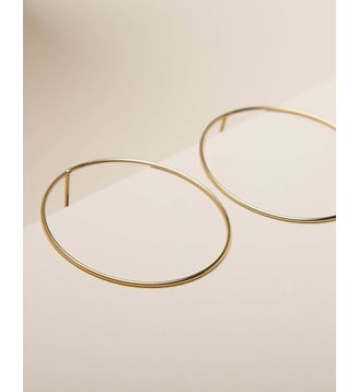 Boucles d'oreilles Eleonore GM FD - Flowers for Zoe - Doré