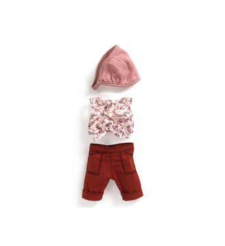 Tenue Burgundy - Djeco - Multicolore