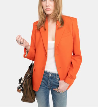 Blazer Vanille - Zadig&Voltaire - Orange tangerine