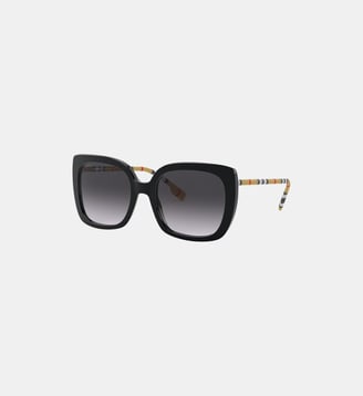 Lunettes de soleil carrées BE4323 - Burberry - Noir