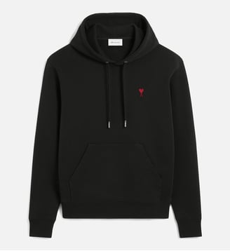 Hoodie Ami de Coeur Rouge unisexe - AMI Paris - Noir