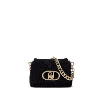 Sac LaPuffy format petit en dentelle - Liu Jo - Noir