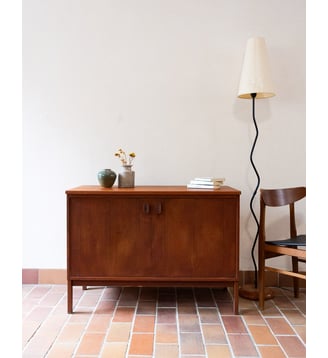 Buffet scandinave en bois Gustave N°1620- Produit chiné - Debongout - Marron