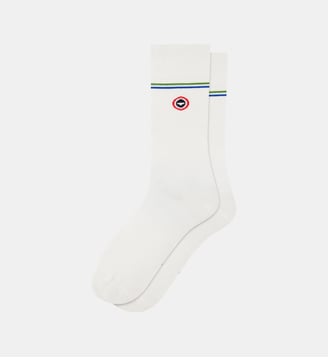 Chaussettes mi-hautes - Le Slip Francais - Blanc