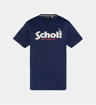 T-shirt imprimé - Schott - Marine